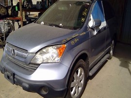 2008 HONDA CR-V, BLUE, EX-L, 2.4L, AT, FWD.   A25185